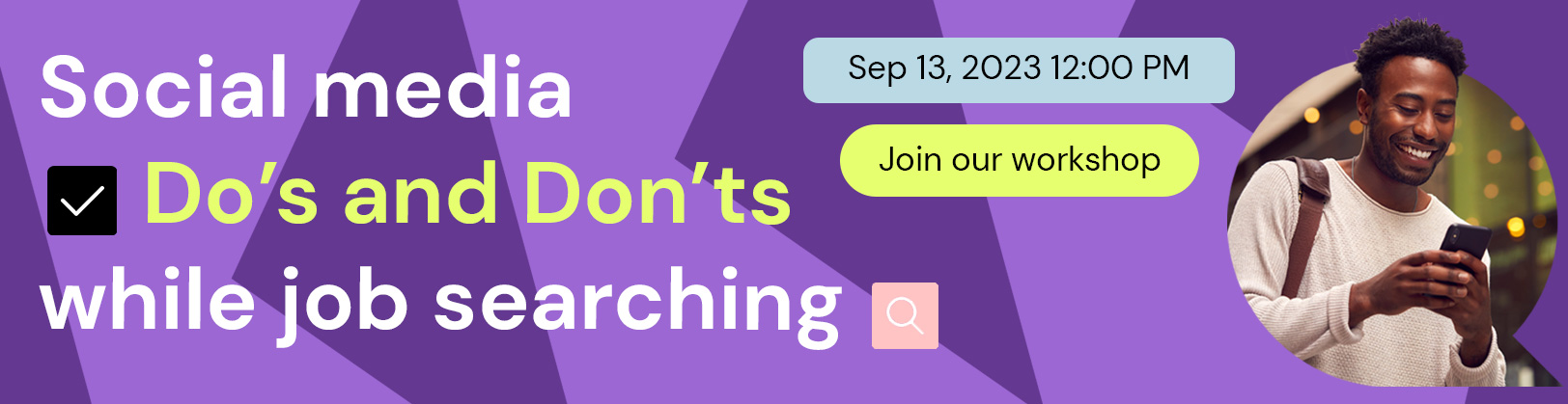 Sign up to our workshop